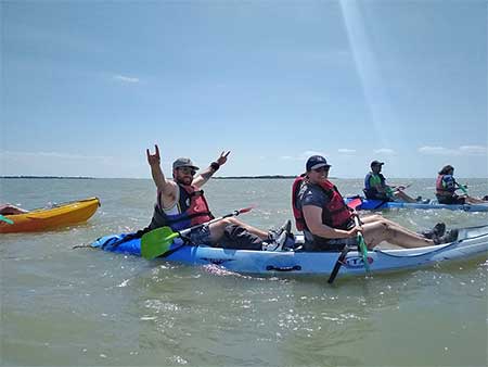 Antioche kayak Navigation en Mer des Pertuis & dans le Marais Vert