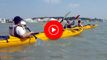 Antioche kayak Retour de l'île d'Aix le long de la presqu'île de Fouras 